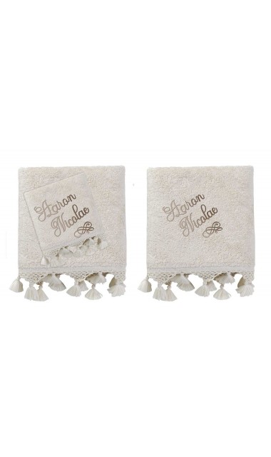 Botanical trusou botez cu iepurii flori si crengute de salvie Rabbit Sage 12